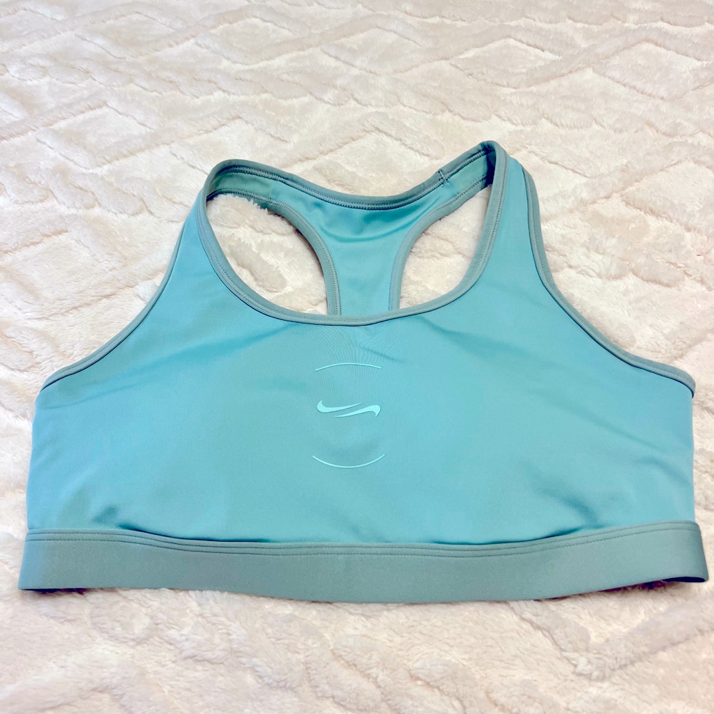 Nike Teal Logo Padded Sports Bra